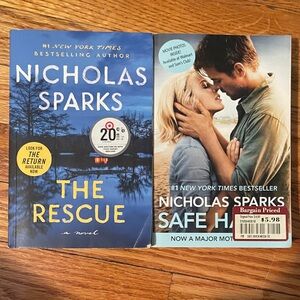 Nicholas Sparks Book Set - The Rescue & Safe Haven